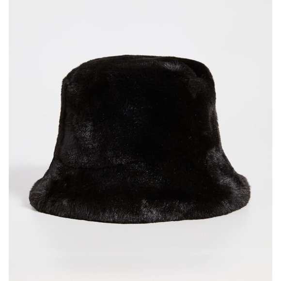 Gilly Forge Black Faux Fur Hat with Blue silk lining. Excellent condition! - Picture 5 of 8